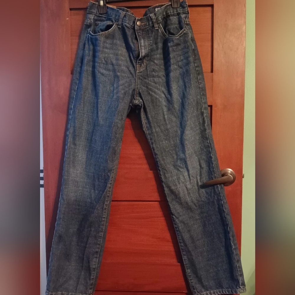 Chaps Dark Blue Straight Jeans